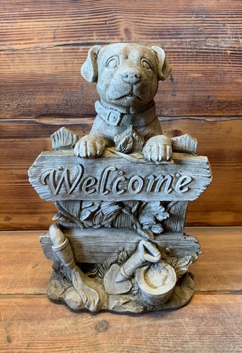 Stone garden labrador - garden,