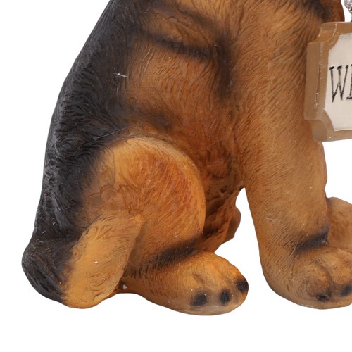 Dog statue cute resin - statue, puppy