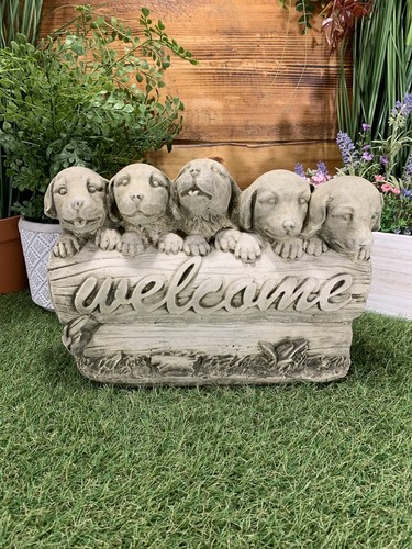 Stone garden labrador - garden,