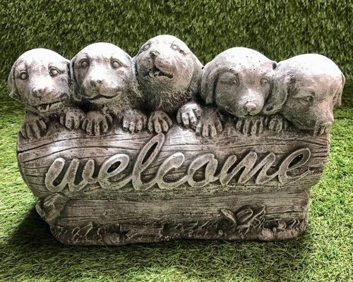 Concrete puppies welcome - concrete,