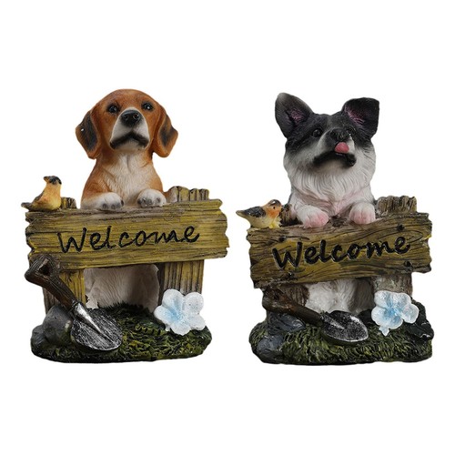 Garden dog statue puppy - dog,