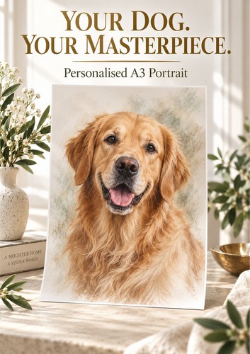 Personalised pet portrait - personalised,