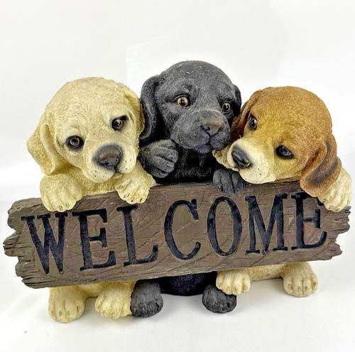 Puppy welcome sign - puppy,