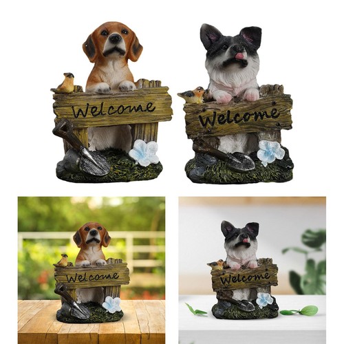 Garden dog statue - dog, statue,